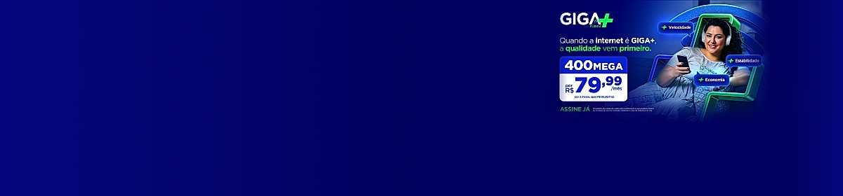 Imagem promocional da Sumicity com destaque para internet fibra óptica